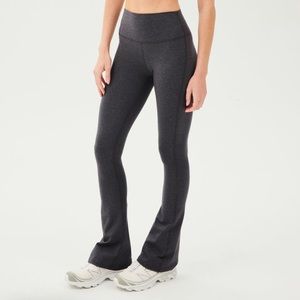 Splits 59 Raquel High Waist Flared Legging - Heather Grey